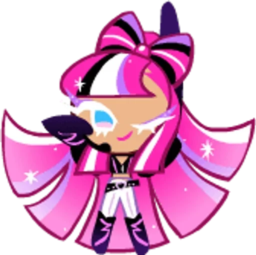 🎤 Стикер «Shining Glitter Cookie» для Telegram