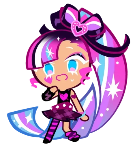 🎤 Стикер «Shining Glitter Cookie» для Telegram