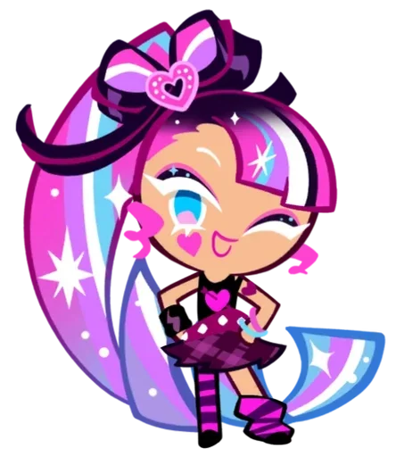 🎤 Стикер «Shining Glitter Cookie» для Telegram