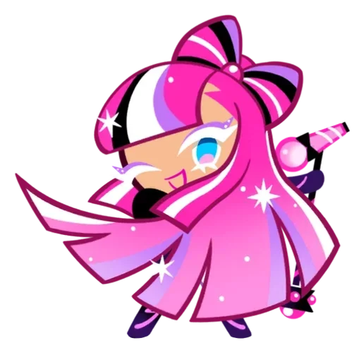 🎤 Стикер «Shining Glitter Cookie» для Telegram