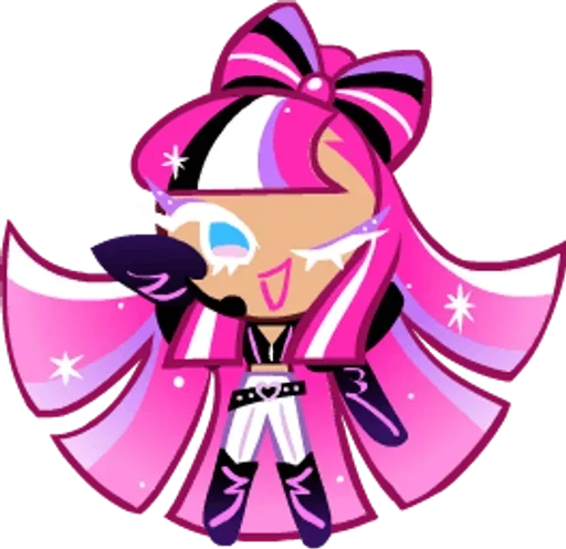 🎤 Стикер «Shining Glitter Cookie» для Telegram