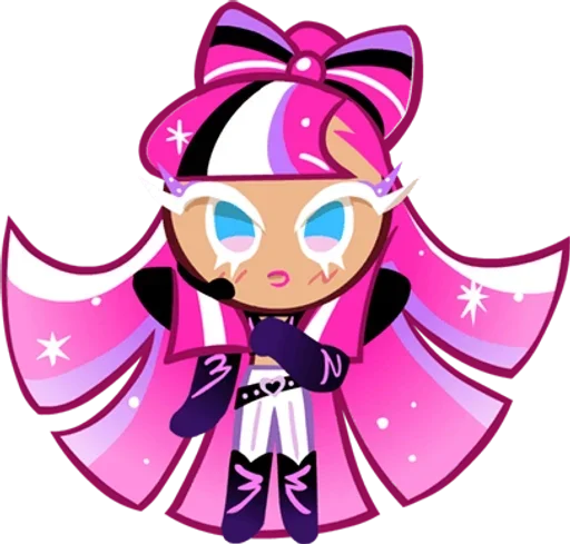 🎤 Стикер «Shining Glitter Cookie» для Telegram