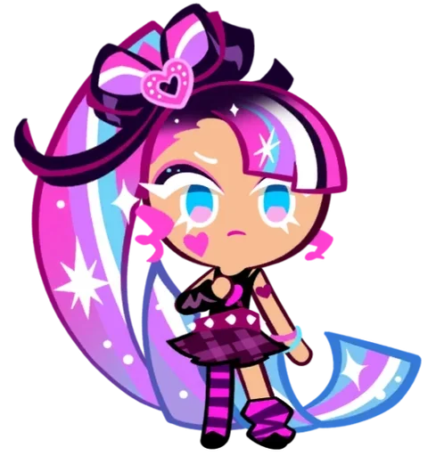 🎤 Стикер «Shining Glitter Cookie» для Telegram