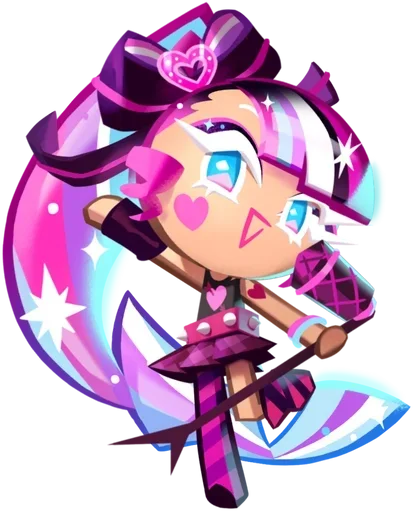Стикерпак Shining Glitter Cookie для Telegram