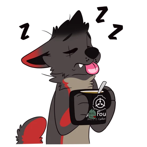 😴 Стикер «Shino» для Telegram