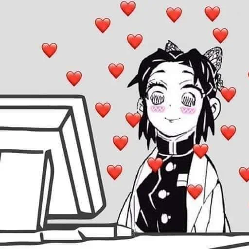 🥰 Стикер «Шинобу» для Telegram