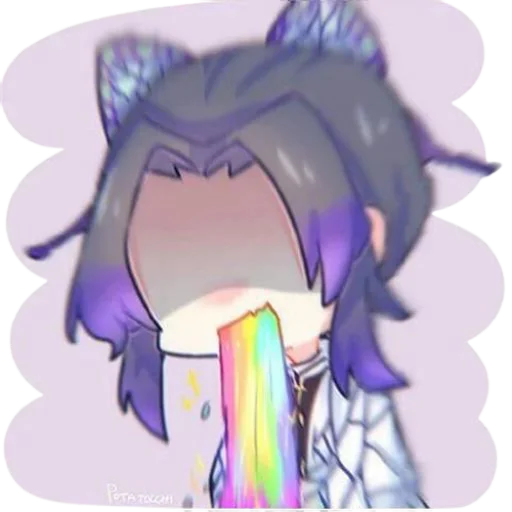 🤮 Стикер «SHINOBU» для Telegram