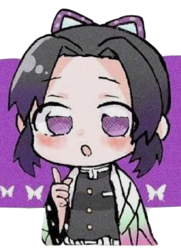 😮 Стикер «SHINOBU» для Telegram