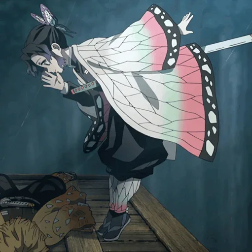 🦋 Стикер «胡蝶 しのぶ» для Telegram