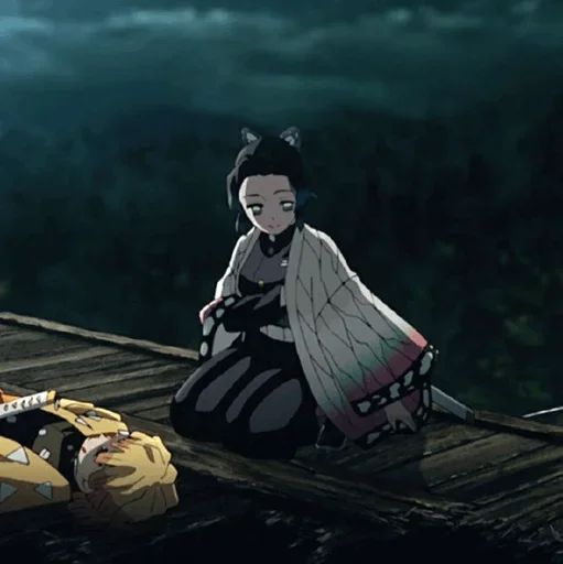 🦋 Стикер «胡蝶 しのぶ» для Telegram