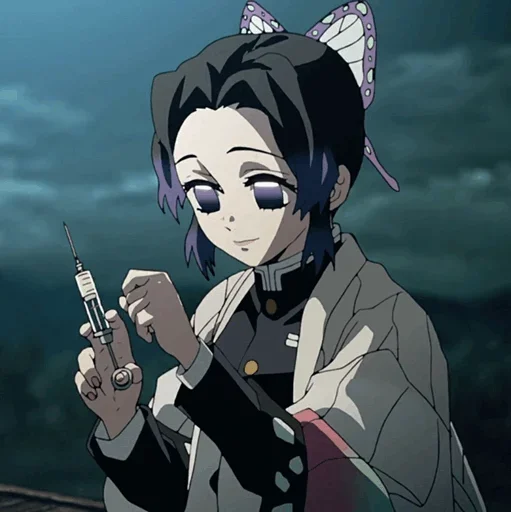 🦋 Стикер «胡蝶 しのぶ» для Telegram