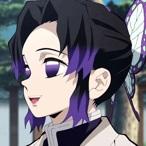 🦋 Стикер «胡蝶 しのぶ» для Telegram