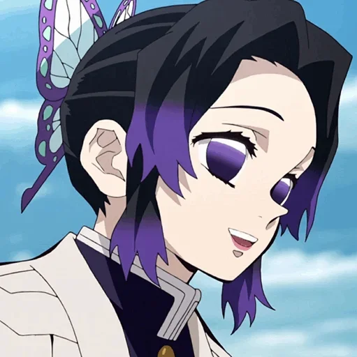 🦋 Стикер «胡蝶 しのぶ» для Telegram