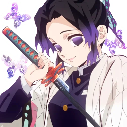 👩‍🦳 Стикер «Shinobu Kochou» для Telegram