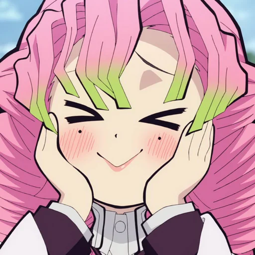💗 Стикер «ˢʰⁱⁿᵒᵇᵘ ᴹⁱᵗˢᵘʳⁱ ᴷᵃⁿᵃᵒ» для Telegram