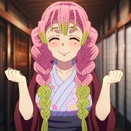 💗 Стикер «ˢʰⁱⁿᵒᵇᵘ ᴹⁱᵗˢᵘʳⁱ ᴷᵃⁿᵃᵒ» для Telegram