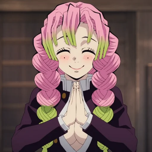 💗 Стикер «ˢʰⁱⁿᵒᵇᵘ ᴹⁱᵗˢᵘʳⁱ ᴷᵃⁿᵃᵒ» для Telegram