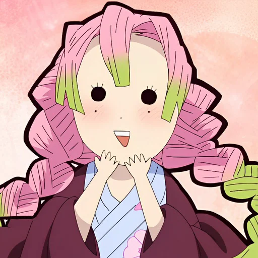 💗 Стикер «ˢʰⁱⁿᵒᵇᵘ ᴹⁱᵗˢᵘʳⁱ ᴷᵃⁿᵃᵒ» для Telegram