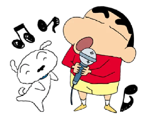🎤 Стикер «Shin Chan» для Telegram
