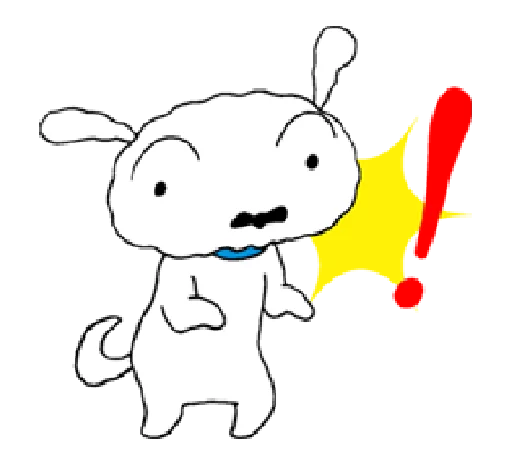 😦 Стикер «Shin Chan» для Telegram