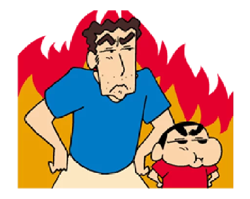 😡 Стикер «Shin Chan» для Telegram