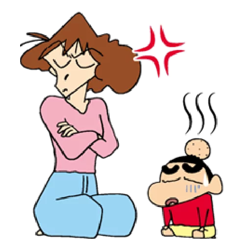 😠 Стикер «Shin Chan» для Telegram