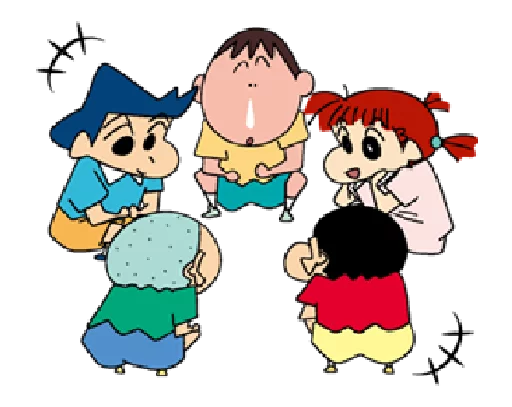 😂 Стикер «Shin Chan» для Telegram