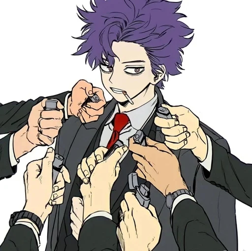 😎 Стикер «Hitoshi Shinso» для Telegram