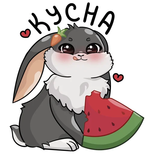 🤤 Стикер «Cute animals VK ShinyArrowWay» для Telegram