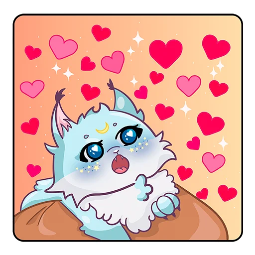 💖 Стикер «Cute animals VK ShinyArrowWay» для Telegram