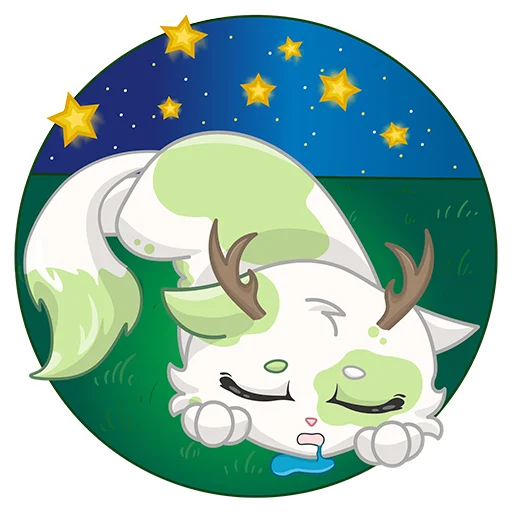 😴 Стикер «Cute animals VK ShinyArrowWay» для Telegram