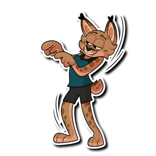 🕺 Стикер «Shio» для Telegram