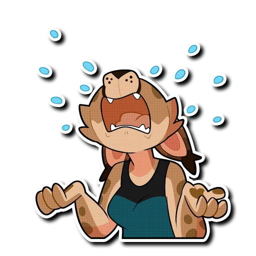 😭 Стикер «Shio» для Telegram
