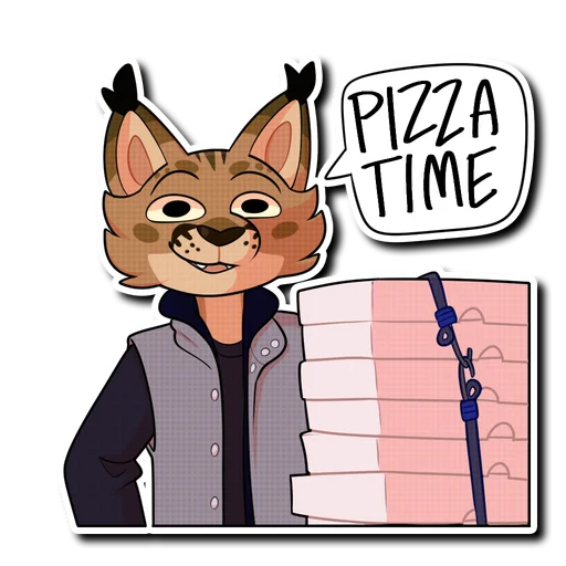 🍕 Стикер «Shio» для Telegram