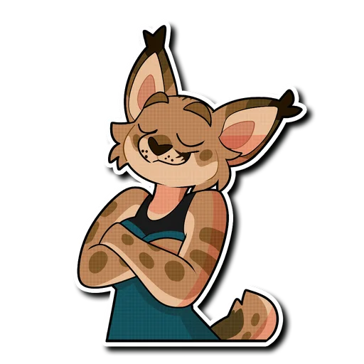 😌 Стикер «Shio» для Telegram