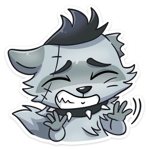 😬 Стикер «Енот Шип без надписей» для Telegram