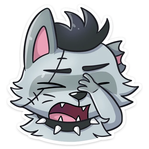 🤦‍♂ Стикер «Енот Шип без надписей» для Telegram
