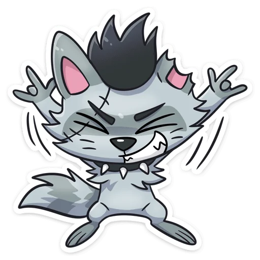 🤟 Стикер «Енот Шип без надписей» для Telegram