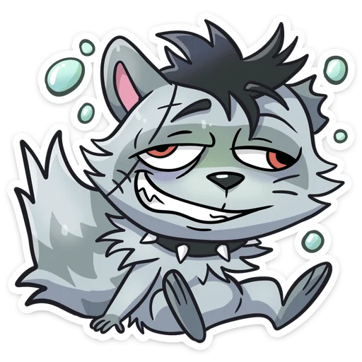 🤤 Стикер «Енот Шип без надписей» для Telegram