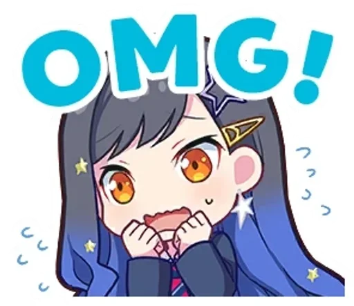 😱 Стикер «штампики с Ан!» для Telegram