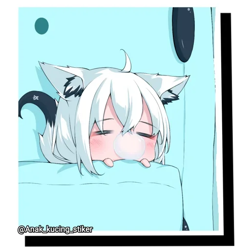 😍 Стикер «Shirakami Fubuki» для Telegram