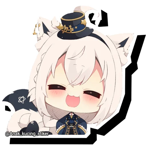 😍 Стикер «Shirakami Fubuki» для Telegram