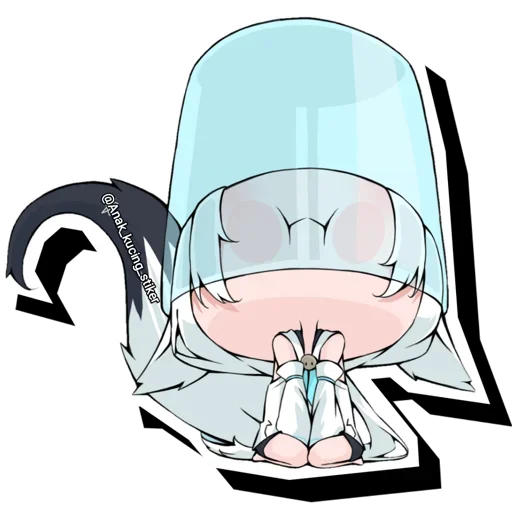 😍 Стикер «Shirakami Fubuki» для Telegram