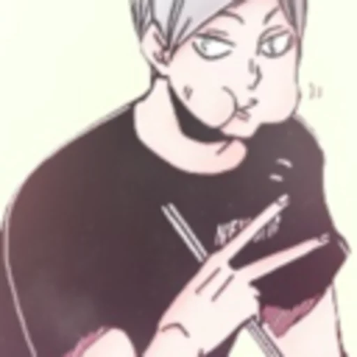😋 Стикер «Shiri16&;s Haikyuu» для Telegram