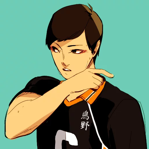 😕 Стикер «Shiri16&;s Haikyuu» для Telegram