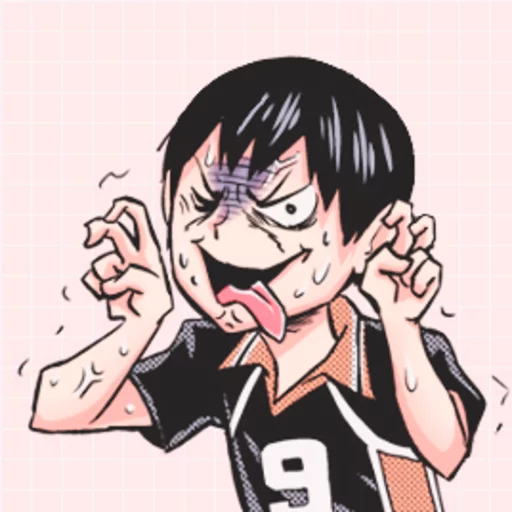 😨 Стикер «Shiri16&;s Haikyuu» для Telegram