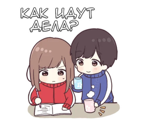 🧐 Стикер «Широ тян 2» для Telegram