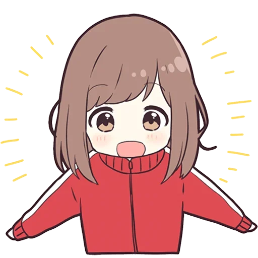 😍 Стикер «Широ тян» для Telegram