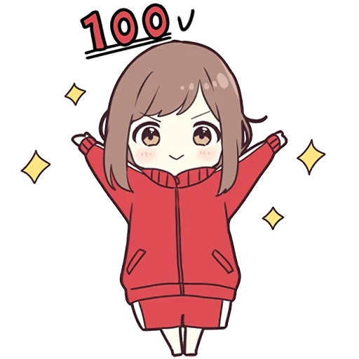 💯 Стикер «Широ тян» для Telegram