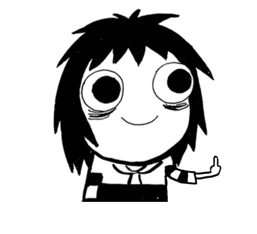 😌 Стикер «Wide-eyed» для Telegram